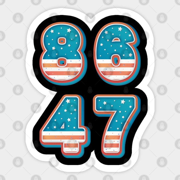 8647 Sticker by Creatifly Graphic Tees
